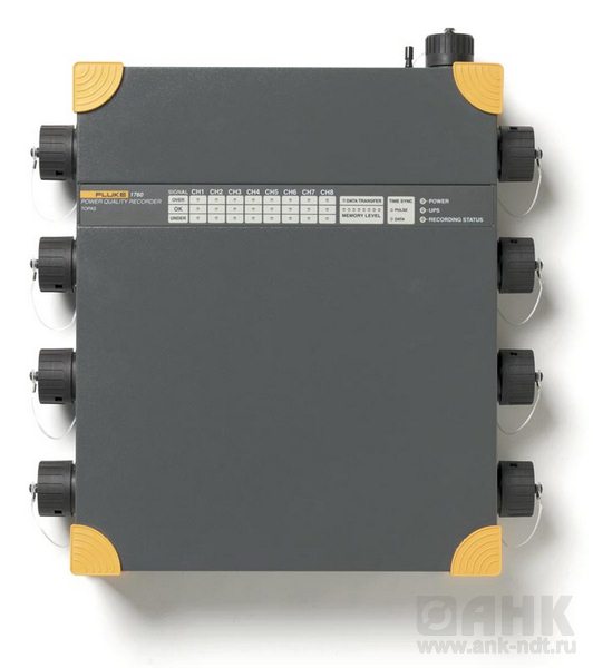 Fluke 1760 — регистратор качества электроэнергии для трехфазной сети (с токовыми клещами)
