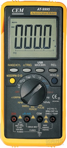 AT-9995E Профессиональный автомобильный мультиметр