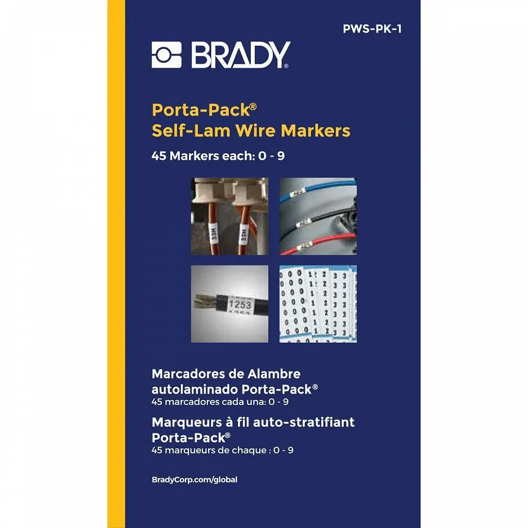 Кабельный маркер BRADY PWS-PK-1